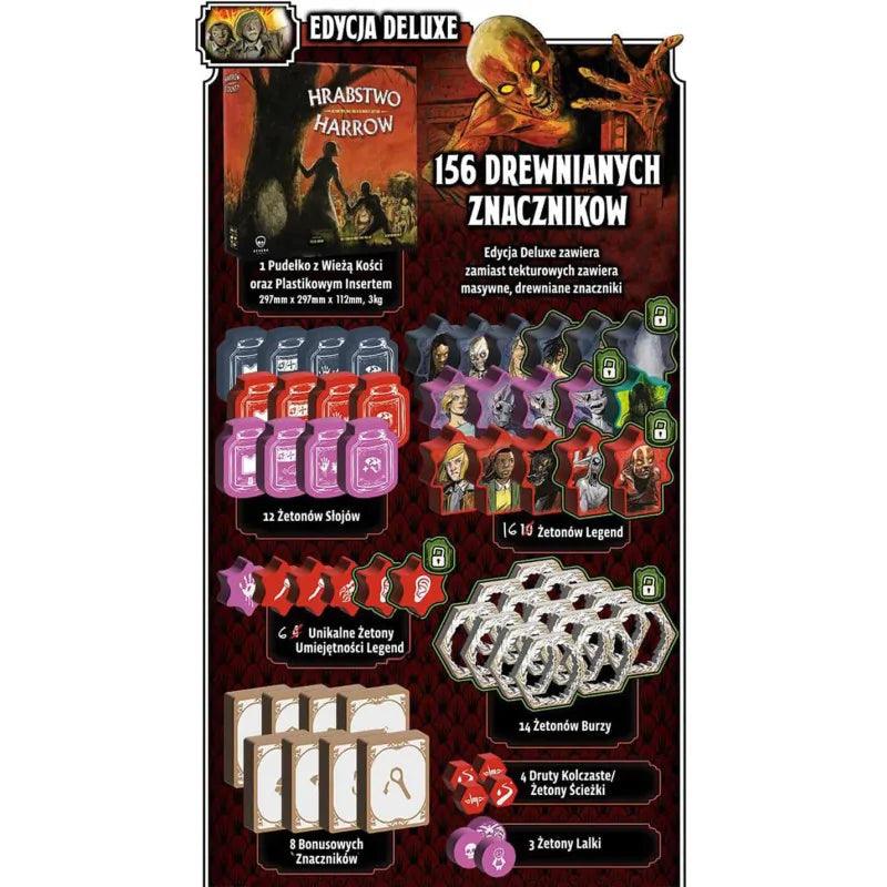 Hrabstwo Harrow + rozszerzenie Poszukiwania Królowej (edycja deluxe) - Angry Boardgamer