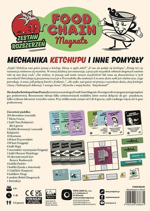Food Chain Magnate: Mechanika Ketchupu i Inne Pomysły (dodatek) - Angry Boardgamer