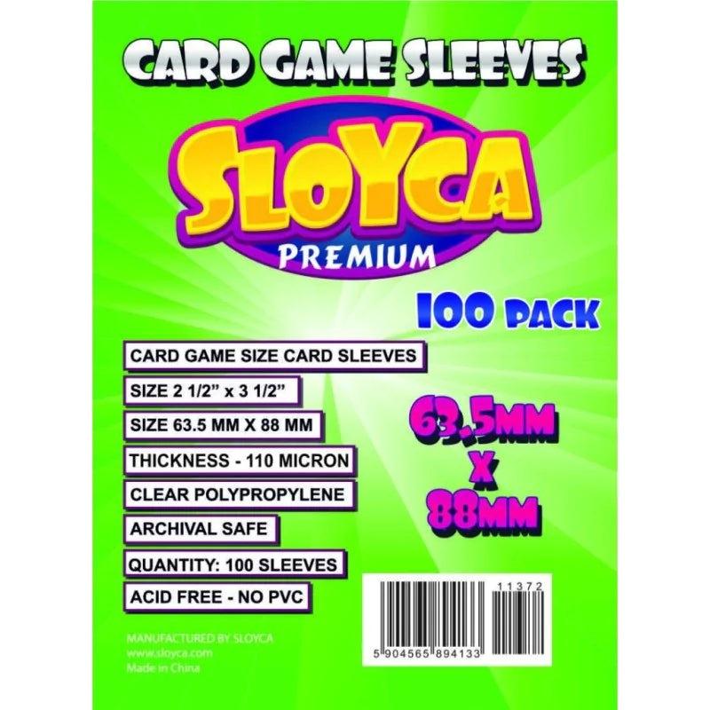 SLOYCA Koszulki Standard CCG Premium (63,5x88mm), 100 szt. - Angry Boardgamer