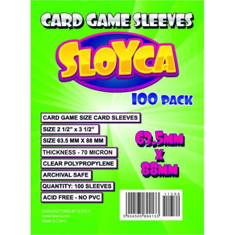 SLOYCA Koszulki Standard CCG (63,5x88mm), 100 szt. - Angry Boardgamer