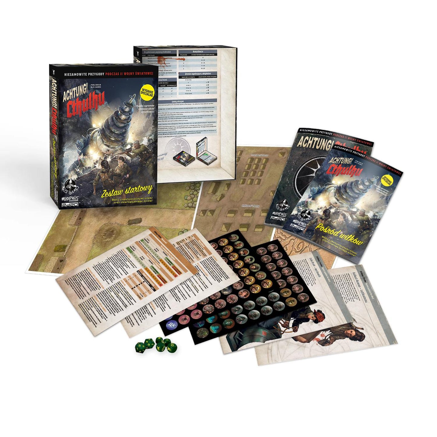 Gra fabularna - Achtung! Cthulhu - Zestaw startowy