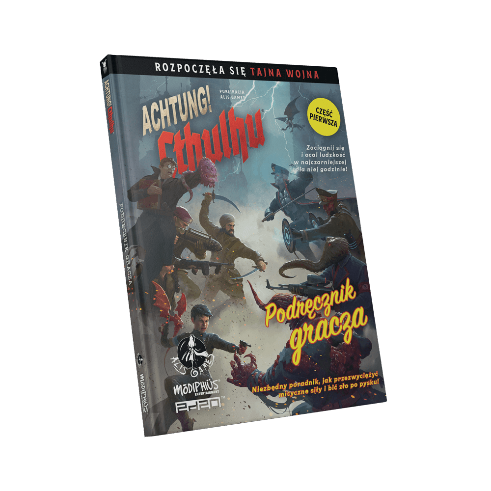 Gra fabularna - Achtung! Cthulhu Podręcznik Gracza - Angry Boardgamer