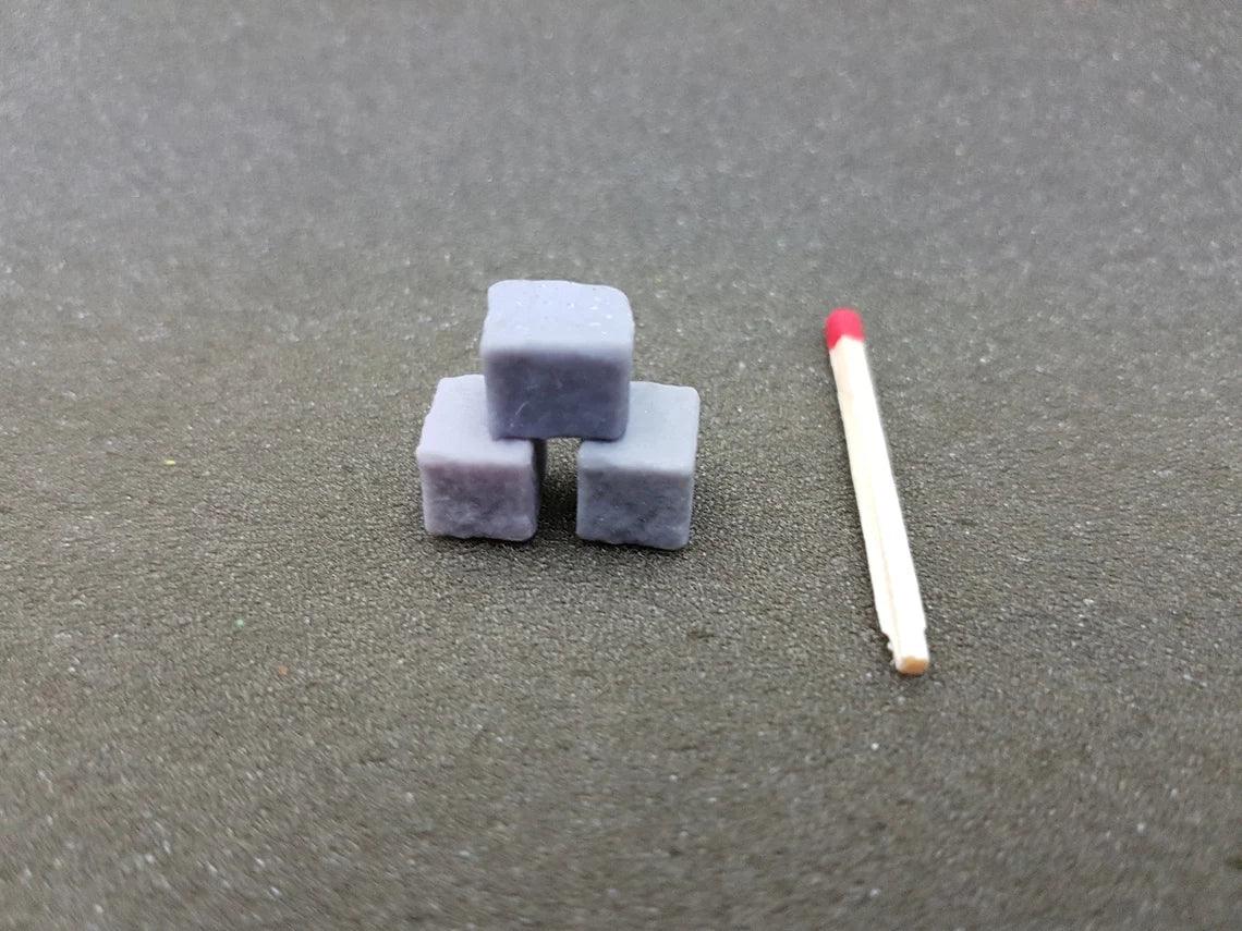 Zasoby: Kamienie - kostka (wydruk 3D) - CoolTokensCave - 20 szt. - Angry Boardgamer