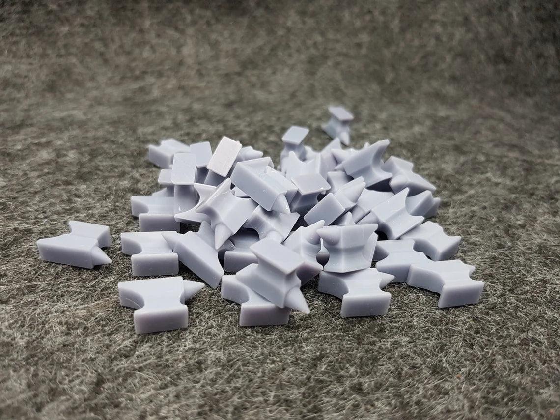 Zasoby: Kowadła (wydruk 3D) - CoolTokensCave - 20 szt. - Angry Boardgamer