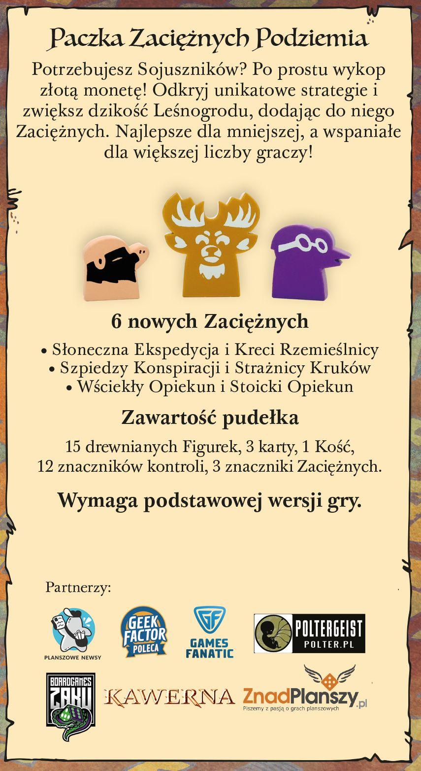 ROOT: Paczka Zaciężnych Podziemia - Angry Boardgamer