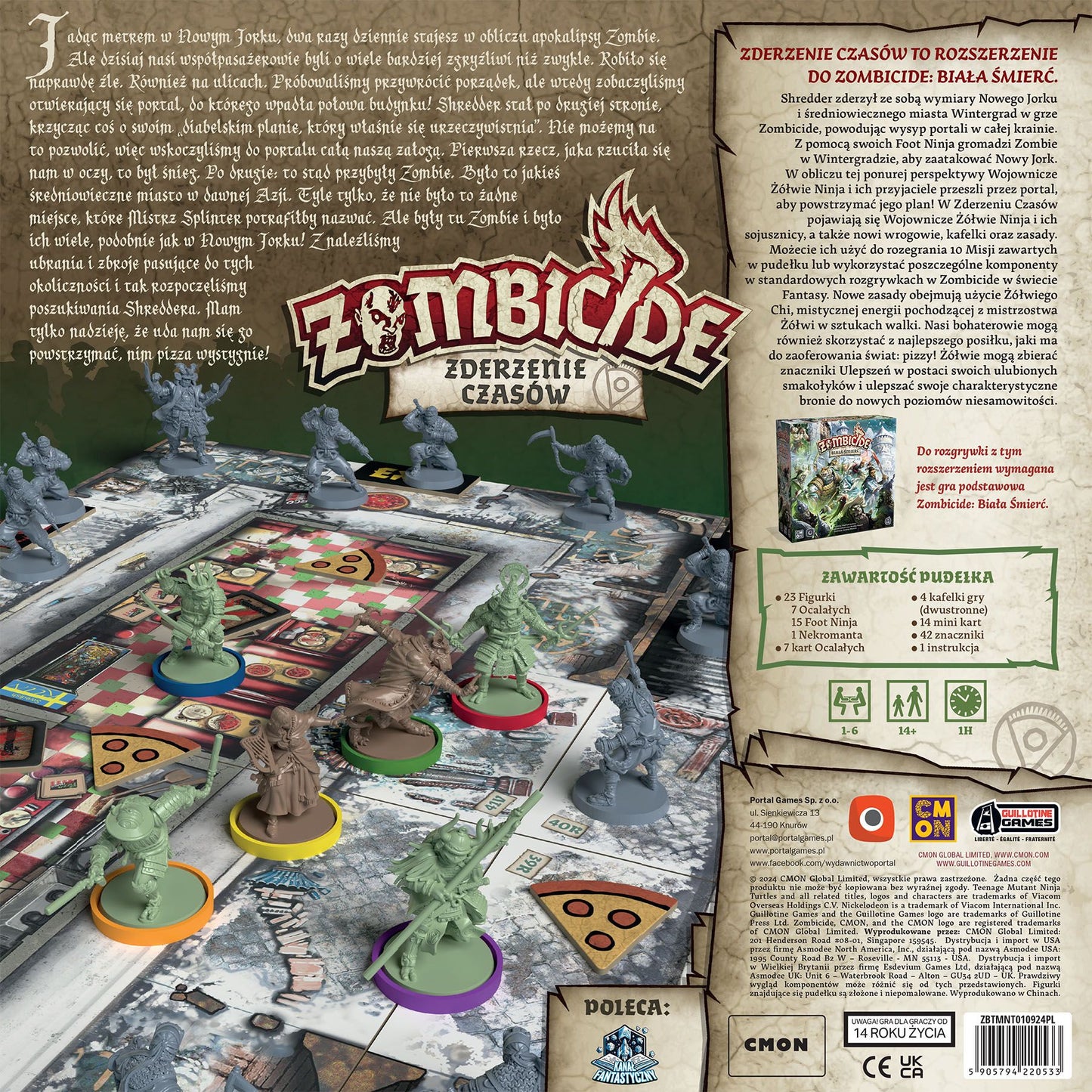 Zombicide: Biała Śmierć TMNT - Zderzenie Czasów