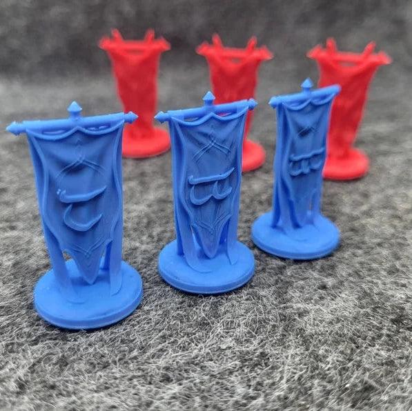 Sztandary Wojna o Pierścień (wydruk 3D) - CoolTokensCave